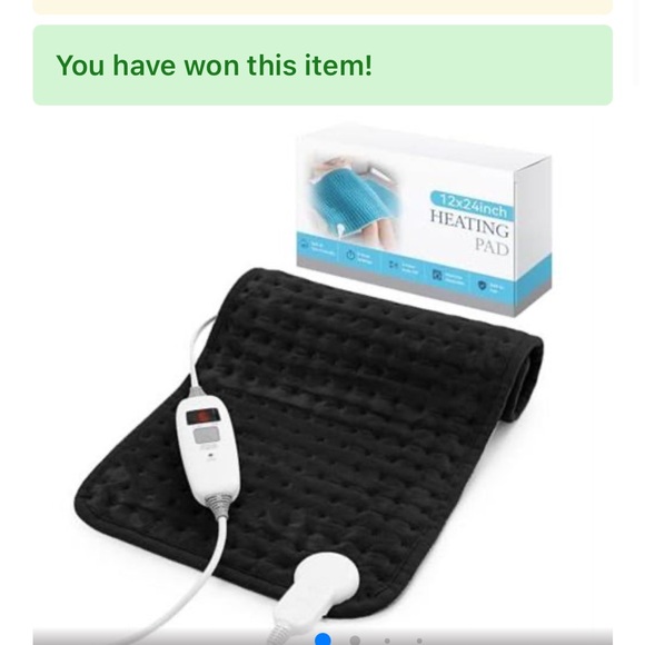 Amazon Blue Heating Pad - Picture 2 of 2